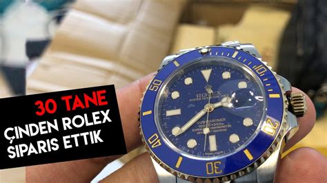 ÇINDEN 30 TANE ROLEX SIPARIS ETTIK! 